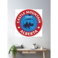 thumbnail image 2 of Castle Mountain Resort, Alberta Poster Wall Art, Modern Wall Decor, 30x30 UNFRAMED, 2 of 3