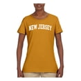 thumbnail image 2 of Wild Bobby State of New Jersey College Style Women Graphic Tee, 2 of 6