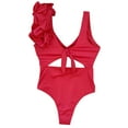 thumbnail image 3 of Sngxgn Swimsuits for Women Modest Tummy Control Swimdress Vintage Bathing Suits Swimwear(Red,L), 3 of 7