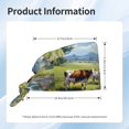 thumbnail image 5 of Vsdgher Pasture Cow Men Women Adjustable Cap Working Hat Tie Back Cap, Work Cap, 5 of 7