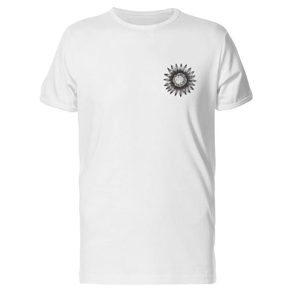 Sketch Of A Sunflower Tee Men's -Image by Shutterstock