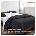 thumbnail image 2 of Drevy Sandwashed Bedding Duvet Cover King/Cal King Size - Premium 1800 Collection Duvet Set - Cooling Duvet Cover - Super Soft Duvet Covers (King/Cal King, Sandwashed Black), 2 of 8