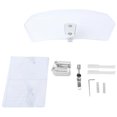 thumbnail image 1 of Universal Motorcycle Adjustable Windscreen Wind Deflector Windshield (Transparent), 1 of 3