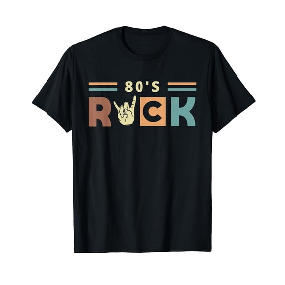 Vintage Retro 80's Rock Band Vintage Retro Themed 80s Gift T-Shirt