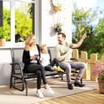 thumbnail image 2 of Outsunny 3-Seat Outdoor Glider Chair, Patio Rocking Chair, Grey, 2 of 10