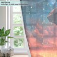 thumbnail image 4 of Yayeee Window Curtains Light Filtering 63"x52" Grommet Panel Pair Home Living Room Decor, Astronaut at Dawn, 4 of 7