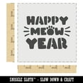 thumbnail image 2 of Happy Meow New Year Cat Funny DIY Cookie Wall Craft Stencil - 4.5 Inch, 2 of 5