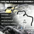 thumbnail image 2 of Cooling System Hose Assembly for Ford C-Max No.7M518274JC | Engine Coolant Overflow Hose Black 1 Pcs, 2 of 6