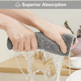 thumbnail image 3 of Homieway 12 Pack Kitchen Dish Cloths, Super Absorbent and Soft Coral Velvet Dish Towels Rags for Washing Dishes, Nonstick Oil Washable Fast Drying Microfiber Cleaning Cloths, 10x10 inches, Gray, 3 of 6