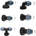 thumbnail image 2 of IBC Tank Drain Adapter, Non-Toxic Eco-Friendly Water Tank Fitting for Pipe Hose Connector, Compatible with UK and EU Standard IBC Containers, High Quality Plastic Material, Easy, 2 of 3