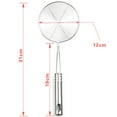 thumbnail image 5 of Kitchen Utensil Stainless Steel Mesh Strainer Ladle Spider Skimmer Fry Spoon Noodle Basket, 4.7-inch, 5 of 6