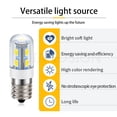 thumbnail image 4 of Ruiandsion E17 LED Bulb,1W (Equivalent 20W) Daylight White 6000K 200LM 110-130V for Ceiling Fan Refrigerator Oven Range Hood Light,3-Pack, 4 of 10
