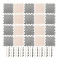 thumbnail image 1 of UPOUART 20 Pcs Coussin de Sol pour Bébé Couleurs Assorties Design Emboîtable en Plastique Tapis de Sol, 1 of 8