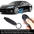 thumbnail image 3 of Labymos Étui pour Clé en Silicone, Coque de Protection Compatible avec Modèle Tesla, 3 of 7