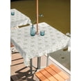 thumbnail image 2 of Outdoor Tablecloths with Umbrella Hole & Zipper, Palm Trees 60x60 Inch Square Tablecloths, Summer Tropical Coconut Trees Plants Green Waterproof Table Cloth, Patio/Pool/Picnic Table Covers, 2 of 8