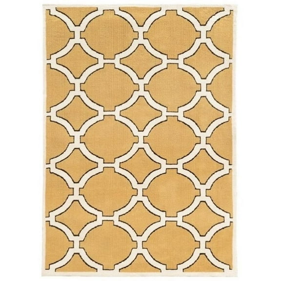 Riverbay Furniture 8' x 10' Hand Tufted Rug in Goldenrod