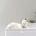 thumbnail image 4 of Estatuillas de resina de gato egipcio estatua decoración de escritorio hogar blanco Gloria Estatua de figurilla de gato, 4 of 9