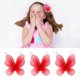 thumbnail image 4 of 30 mariposas con purpurina de malla con alambre y gemas artificiales, manualidades hechas a mano para decoración del hogar, fiesta de deshierbe, color rojo, 4 of 5