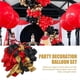 thumbnail image 4 of Red Black and Gold Balloons, 67pcs 12 Inch Red and Black Balloons, 4 of 5