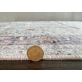 thumbnail image 3 of GLN Rugs Samarkand - Indoor, Machine Washable Area Rug - 4'x6' Turkish - Light Blue Home Carpet, 3 of 9