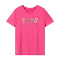 thumbnail image 1 of Camiseta de manga corta para mujer, ropa deportiva con cuello redondo, para oficina, playa, trabajo M, 1 of 7