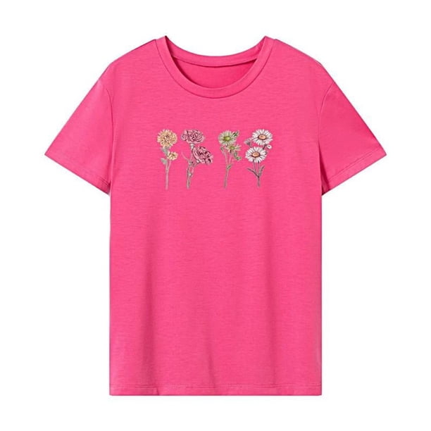 Camiseta básica para mujer, camisetas elegantes de verano para vacaciones, oficina, desplazamientos, calle S