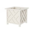 thumbnail image 1 of Macetero exterior Pure Garden 37x37x33 cm blanco, 1 of 7