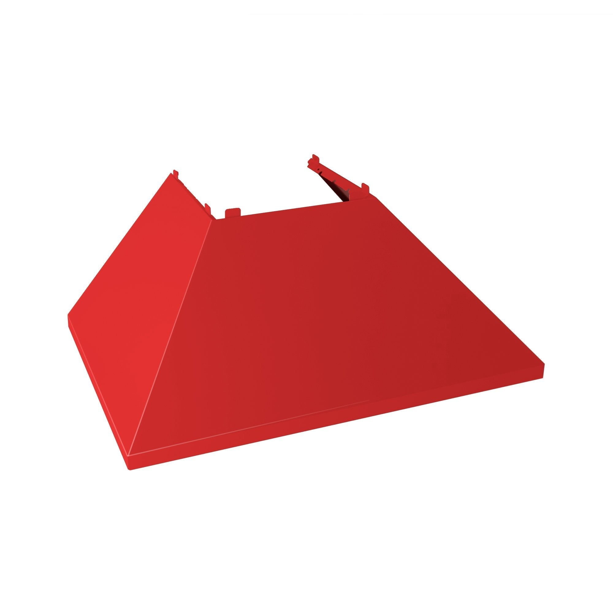 30" DuraSnow Stainless Steel Range Hood with Red Matte Shell (8654RM-30)