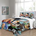 thumbnail image 4 of Parure De Lit Anime Luffy 3D Print Duvet Cover Set Single Print Duvet Bedding Set Bedding Set Soft Parure De Lit Anime Luffy Chopper Lightweight Microfiber Quilt Cover with Zipper Closure Double, 4 of 5
