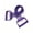 Basic Puller Purple, variant on 8-Tube Resistance Bands with Handles & Foot Pedals, Adjustable Tension Fitness Equipment for Full-Body Workout, Legs Arms Abs Training, Pink