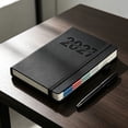 thumbnail image 4 of 2027 Daily Planner, 8.3X5.5" To Do List Hourly Schedule, Soft Cover Journal, Strap Bound Notebook, Time Management Organizer, Daily Schedule Tracker, Tabbed Agenda Book, Productivity Task Planner, 4 of 5