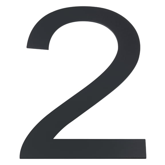 Uxcell 2 House Numbers Self-Adhesive for Outside Stick On 6" x 3.9", 1 Pcs