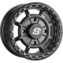 Sedona Rift 14x7 ATV/UTV Wheel - Satin Black 4/137-5 2