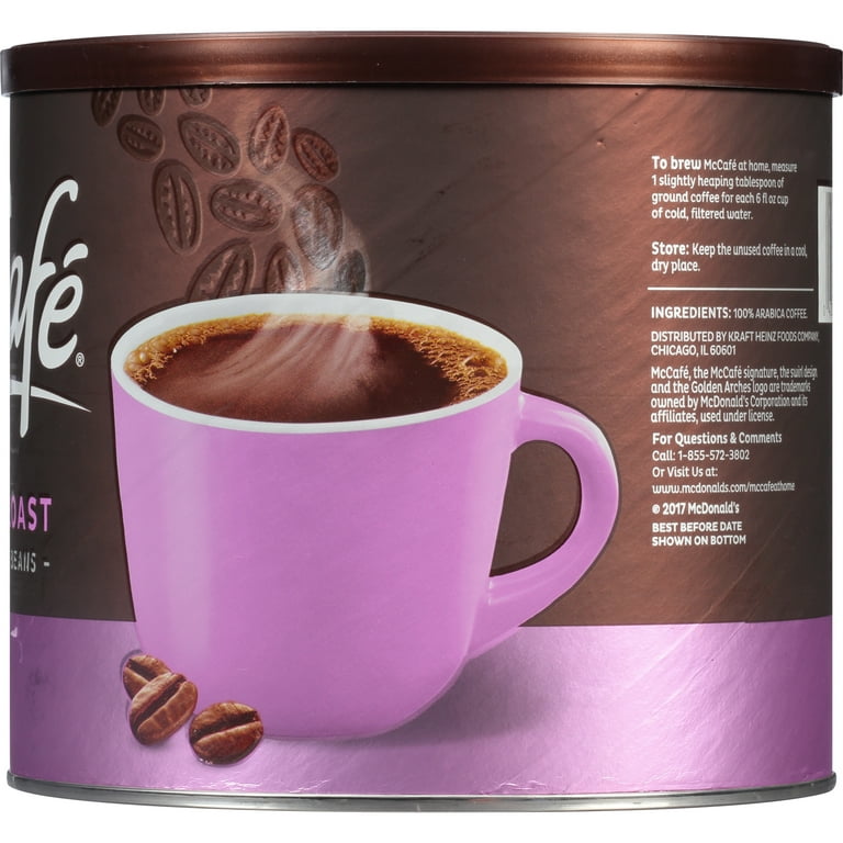 McCafe French Roast Ground Coffee, Caffeinated, 29 oz Can