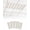 Beige, White, Cream, variant on 1 Pack Fluorescent Light Cover for Ceiling Lights, Aqua Striped Magnetic Classroom Light Filters 4x2 Feet, Modern Thin Line Vertical Stripes Decorative Ceiling Shade Panel for Office