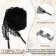 thumbnail image 4 of 2 Pares de Agujetas Planas, Agujetas de Zapato de Encaje de 2.2CM de Ancho y 160CM de Largo, Negras, 4 of 7
