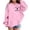 Girls Halloween Hoodie-Pink, variant on Krdevn Girls Halloween Spooky Season Hoodie Cute Ghost Graphic Pullover Sweatshirt Long Sleeve Casual Fall Top with Pocket Red,4-5 Years
