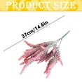 thumbnail image 2 of 14.6-inch Indoor Lavender Artificial Flower, 5 Heads Fake Artificial Lavender Bunch, Fake Lavender Flowers Stems, Artificial Flower Lavender Pick for Home Table Indoor Outdoor Wedding, 2 of 6