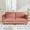 Red + Fabric + 2 Seat, variant on 74.27" Cloud Couch, Beige Sectional Couches for Living Room, Large 2 Seater U-Shaped Sofa with Movable Ottoman, Fabric Couch with Arm Pockets for Apartment Office
