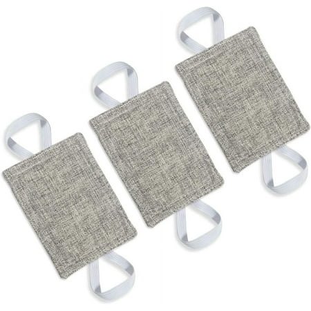 Door Silencer Padded Door Latch Cover, Baby Door Cushion Quiet Closer Door Lock Cover Universal Fit for No More Noise Light Sleeper Baby Nursery - 4 x 3 Inches, Light Grey, Set of 3