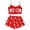 t-326Red, variant on ZHOGXU Women's Halloween Skeleton Print Pajamas Sleeveless Crop Camisole & Shorts Pajama Sets 2 Piece Loungewear Pjs,Grey,XXL