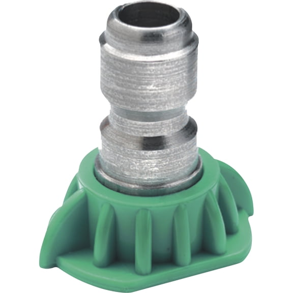 NorthStar 1/4in. Pressure Washer Quick-Couple Spray Nozzle, Size 7.0, 25° Spray, SS