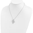 thumbnail image 5 of Sterling Silver & Cz Everlasting Love 18In Necklace Made In China qsx133, 5 of 5