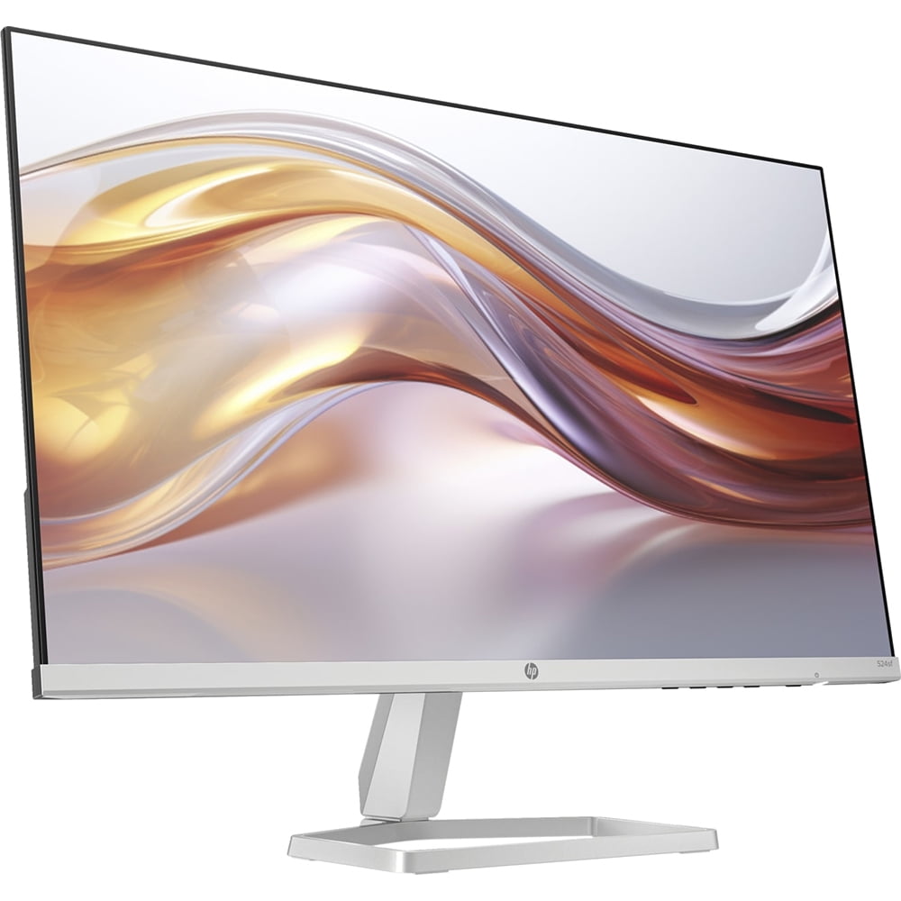 HP 524sf Series 5 24" FHD 100Hz 1500:1 5ms IPS Dual Monitor, Black/Silver Bundle with 2 Year CPS Enhanced Protection Pack