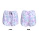 thumbnail image 3 of Balery Rainbow Scales Pantalones cortos deportivos para mujer con forro y dos bolsillos, elásticos, para entrenamiento, gimnasio, yoga-XX-Large, 3 of 7