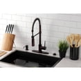 thumbnail image 2 of Gourmetier LS8775NYL New York Single-Handle Deck-Mount Pre-Rinse Kitchen Faucet, Oil Rubbed Bronze, 2 of 8
