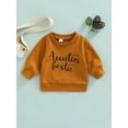 thumbnail image 2 of Arvbitana 0-24 Months Infant Baby Girl Boy Sweatshirt Top Fall Long Sleeve O Neck Oversized Pullover Hoodies Shirt Blouse, 2 of 8