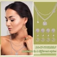 thumbnail image 4 of 24pcs 4 style Tibetan style Alloy Pendants Flat Round Antique Silver 23~25x20~21.5x2~3mm Hole: 1.6~2mm 6pcs/style Alloy, 4 of 6