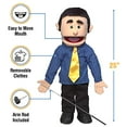 thumbnail image 3 of 25 Pouces George, Papa Pêche / Homme d'Affaires, Corps Entier, Style Ventriloque Puppet, 3 of 6