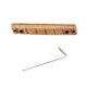 thumbnail image 3 of Tuerca de Puente de Latón Sunnimix Tuerca de cobre amarillo de la guitarra 7 Cuerdas con Llave, 3 of 8